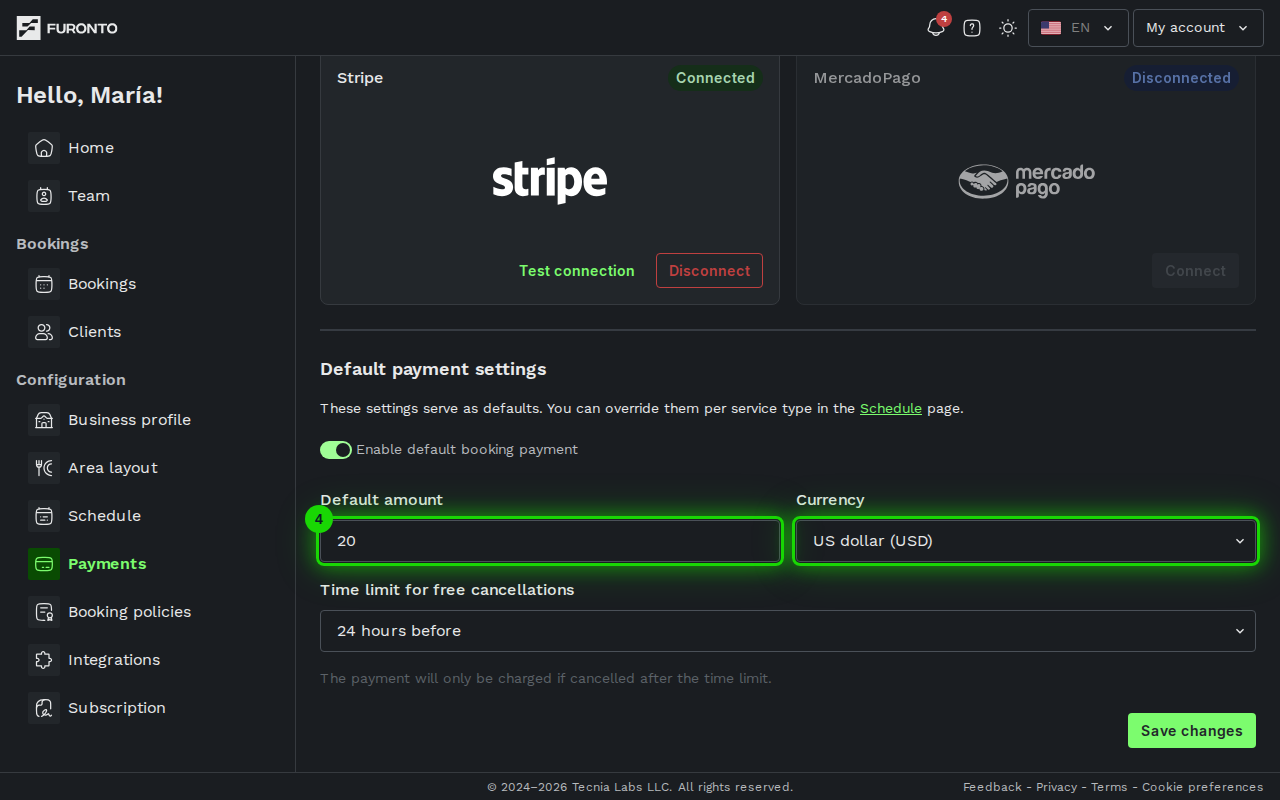 Currency and default amount fields