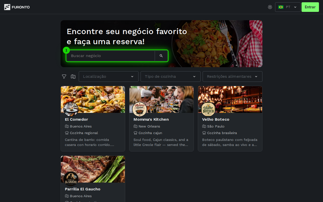 Barra de busca no banner